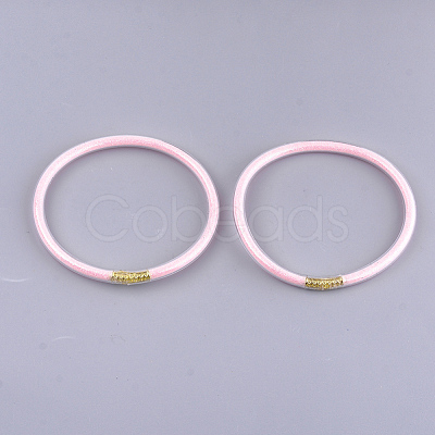 PVC Plastic Buddhist Bangle Sets BJEW-T008-09B-1