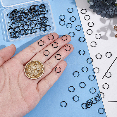 120Pcs Stainless Steel Split Rings FIND-UN0016-68-1
