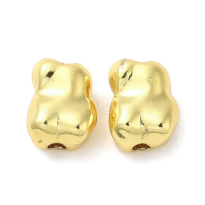 Rack Plating Brass Beads KK-F863-09G-1