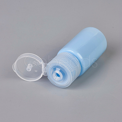 Macaron Color Empty Flip Cap Plastic Bottle Container LS-MRMJ-WH0025-A-03-1