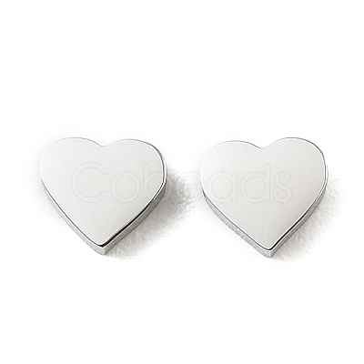 Valentine's Day 304 Stainless Steel Beads SA-E001-02P-03-1
