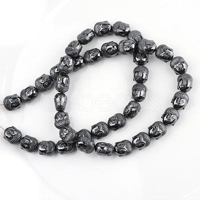 Non-magnetic Synthetic Hematite Beads Strands X-G-R260-35-1
