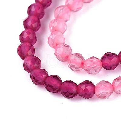 Transparent Glass Beads Strands GLAA-N074-01A-01-1