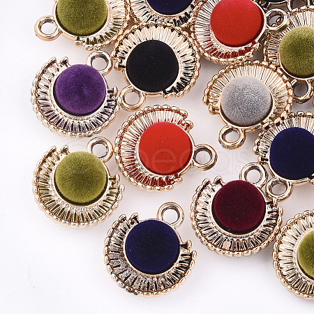 UV Plating Acrylic Pendants X-FIND-T046-46LG-1