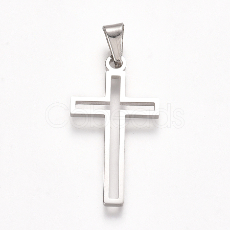 Non-Tarnish 304 Stainless Steel Pendants STAS-G217-13P-1