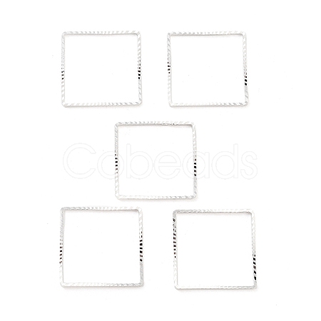 Brass Beads Frames KK-M288-01S-G-1