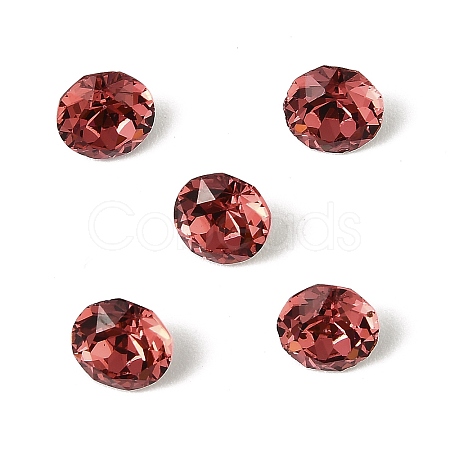 Glass Rhinestone Cabochons GLAA-A018-6mm-209-1