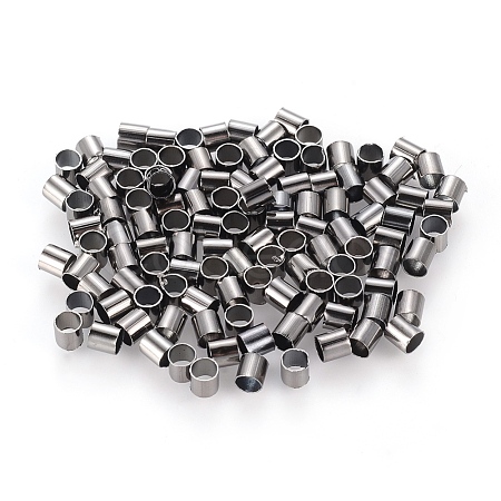 Brass Crimp Beads KK-S073-B-FF-1