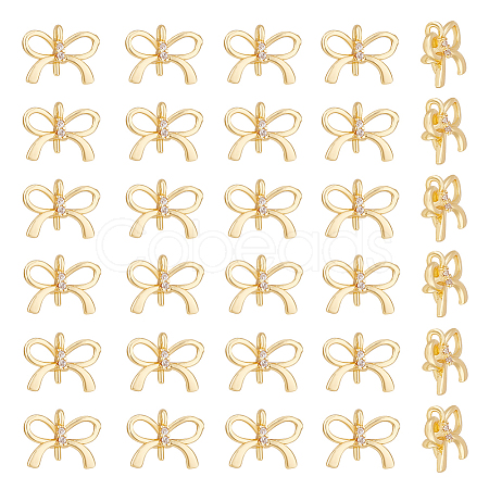 BENECREAT 30Pcs Brass Charms Cup Peg Bails KK-BC0011-86-1