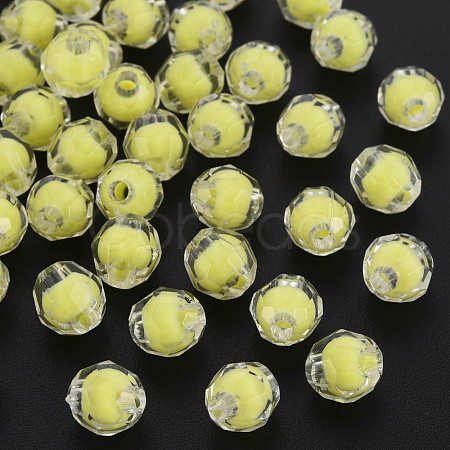 Transparent Acrylic Beads TACR-S152-17A-SS2105-1