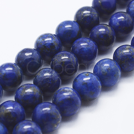 Natural Lapis Lazuli Beads Strands G-P348-01-2mm-1