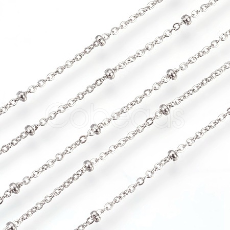 Tarnish Resistant 304 Stainless Steel Cable Chains CHS-L017-12C-1