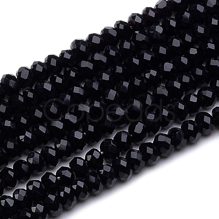 Transparent Glass Beads Strands GLAA-R200-C08-1