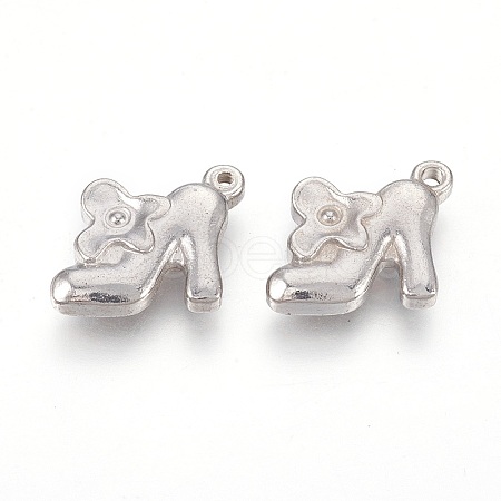 Tarnish Resistant 201 Stainless Steel Pendants STAS-O118-39P-1