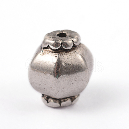 Lantern Tibetan Style Alloy Beads PALLOY-ZN3243-AS-RS-1