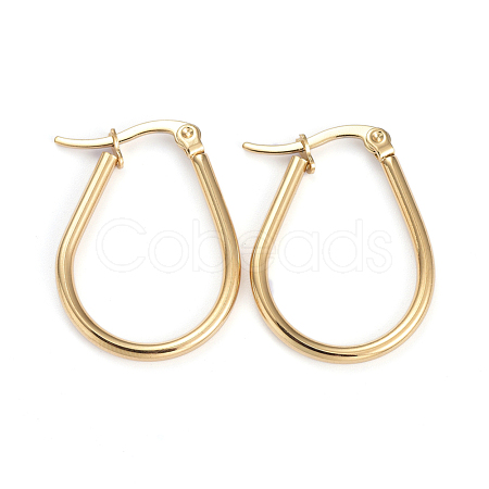 201 Stainless Steel Hoop Earrings EJEW-I245-21F-1