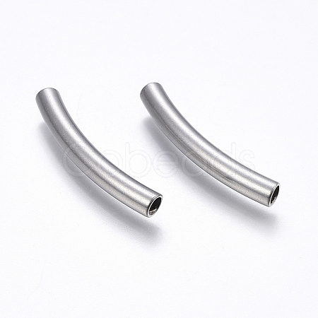 Tarnish Resistant 304 Stainless Steel Tube Beads LS-STAS-E437-01P-1