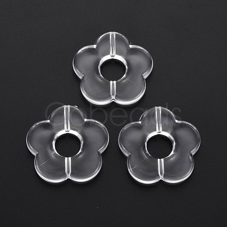 Transparent Acrylic Beads TACR-T003-17A-01-1