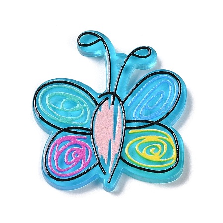 Acrylic Pendants OACR-R271-06C-1