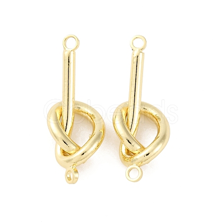 Alloy Knot Connector Charms PALLOY-F315-02G-1