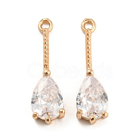 Brass with Cubic Zirconia Pendants LS-KK-Z035-01B-1