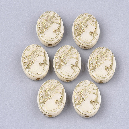 Plating Acrylic Beads PACR-T008-05C-1