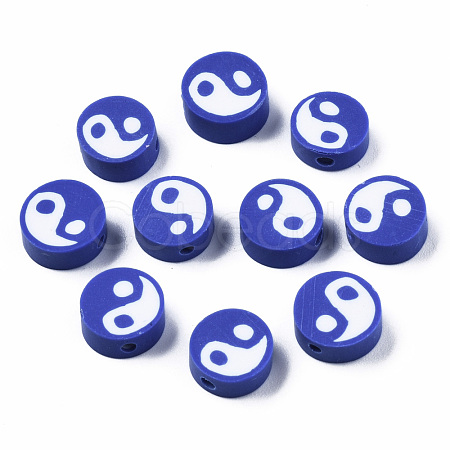 Handmade Polymer Clay Beads CLAY-T016-65I-1