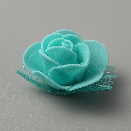 3D Foam Rose Ornament Accessories DIY-WH0304-623L-1