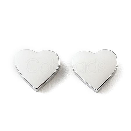 Valentine's Day 304 Stainless Steel Beads SA-E001-02P-03-1
