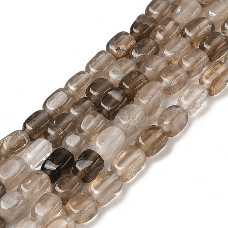 Natural Smoky Quartz Beads Strands G-H087-D05-01-1