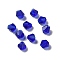 Glass K9 Glass, Imitation Austrian Crystal Beads, Faceted, Diamond, Medium Blue, 4x4mm, Hole: 0.7mm