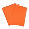 Colorful Painting Sandpaper, Graffiti Pad, Oil Painting Paper, Crayon Scrawling sandpaper, For Child Creativity Painting, Orange Red, 29~29.5x21x0.3cm, 10 sheets/bag