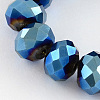 Electroplate Glass Bead Strands EGLA-R080-12mm-M-2
