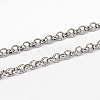Tarnish Resistant 304 Stainless Steel Rolo Chains CHS-L001-28-3mm-1