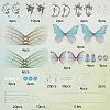 SUNNYCLUE DIY Fairy Butterfly Earring Making Kits DIY-SC0020-18-2