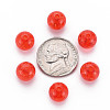 Transparent Crackle Acrylic Beads MACR-S373-66C-N08-2