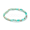 Synthetic Shoushan Stone Beaded Stretch Bracelets BJEW-A117-A-19-2