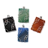 Natural Agate Pendants G-A282-03P-1