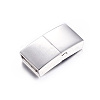 Tarnish Resistant 304 Stainless Steel Magnetic Clasps with Glue-in Ends X-STAS-I011-04-2