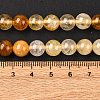 Natural Yellow Hematoid Quartz Round Beads Strands X-G-F266-09-8mm-6