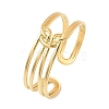 304 Stainless Steel Cuff Bangles for Women BJEW-B120-04G-04-4