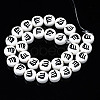 Handmade Porcelain Ceramic Beads Strands PORC-S502-032J-2