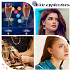 DIY Astronaut Wine Glass Charm Making Kit DIY-BBC0001-19-6
