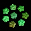 UV Plating & Luminous Opaque Acrylic Beads MACR-L015-14D-3