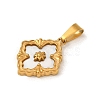 Ion Plating(IP) 304 Stainless Steel Pendants STAS-C103-12G-2