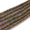 Natural Unakite Beads Strands G-H230-33-1