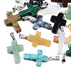Natural & Synthetic Mixed Stone Pendants G-T128-07-1