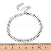 304 Stainless Steel Rhinestone Cup Chain Bracelets BJEW-P376-01P-5