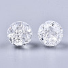 Transparent Crackle Acrylic Round Beads Strands LS-CCG-R002-12mm-01-2