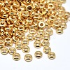 Brass Flat Round Spacer Beads KK-M085-13G-NR-1